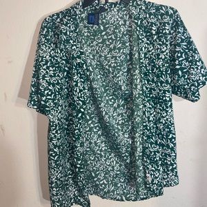Button down printed vintage shirt